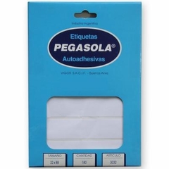 Etiquetas Pegasola 3032