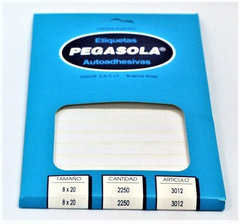 Etiquetas Pegasola 3012