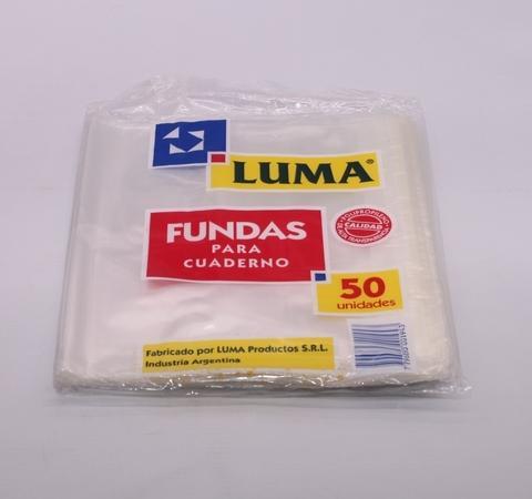 Funda para cuadernos LUMA x 50