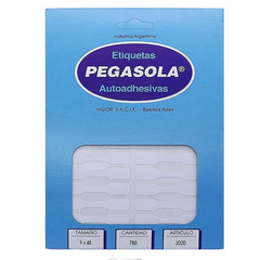 Etiquetas Pegasola 3020