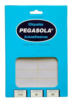 Etiquetas Pegasola 3023