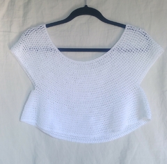 blusa de crochê cropped