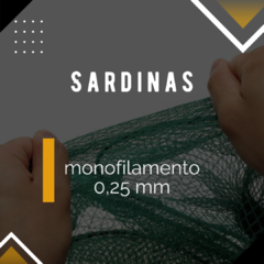 PAÑO MONOFILAMENTO PARA SARDINAS