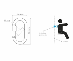 Salva caídas para cuerda - comprar online