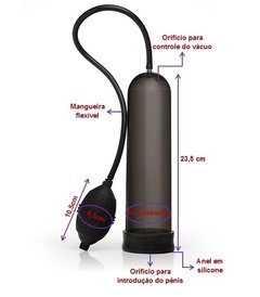 Desenvolvedor Peniano Power Pump Manual Pêra - Fumê na internet