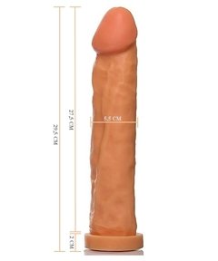 Pênis Maciço Gigante cor Bege - 27,5cm X 5,5cm - comprar online
