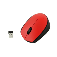 MOUSE LOGITECH M170 WIRELESS RED USB BOX