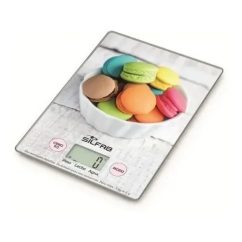 Balanza Digital De Cocina Silfab Antihuellas 3kg BC305 - SILFAB BALANZAS  COCINA - Megatone