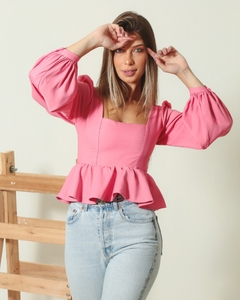 Cropped Sweet Rosa Chiclete - comprar online