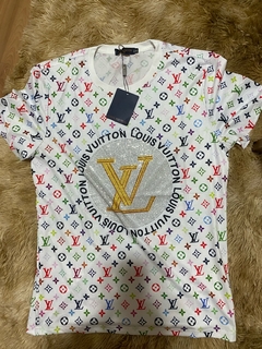 Camiseta Lv predaria branca logo lv ca 36929 - comprar online