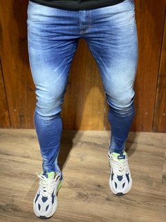 Calca jeans destroid city denim moda masculino - loja online