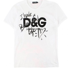 Dolce & Gabbana Camiseta I Have A Beautiful Life - loja online