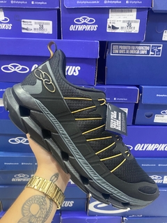 Tênis Olympikus CYBER 3 Preto/Dourado - comprar online