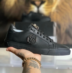 Sapatênis Philipp Plein em couro style tenis na internet