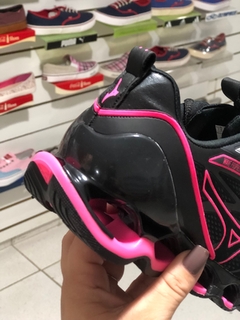 Tênis Mizuno Wave Prophecy 11 - preto/rosa - styletenis