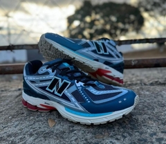 NEW BALANCE 1906 PREMIUM AZUL PRATA E VERMELHO