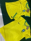 Kit Casal Camisa do Brasil Copa do mundo 2022