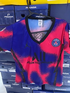 camisa baby look psg feminina - styletenis