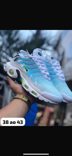 Tênis Nike Air Max TN BRANCO AZUL E PRETO