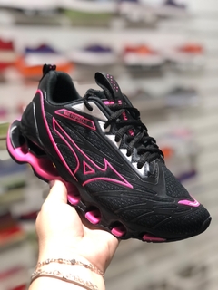 Tênis Mizuno Wave Prophecy 11 - preto/rosa - comprar online