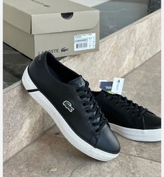 TÊNIS LACOSTE GRIPSHOT PRETO BRANCO - comprar online