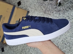 Tênis Puma Smash V2 - Marinho+Branco - loja online