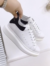 Tenis alexander mcqueen branco e preto