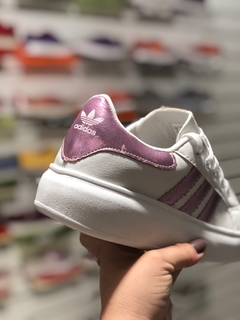 Tênis Adidas - branco/rosa - styletenis