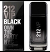 Perfume masculino 212 Vip Black Carolina Herrera Parfum masculino 100 ml