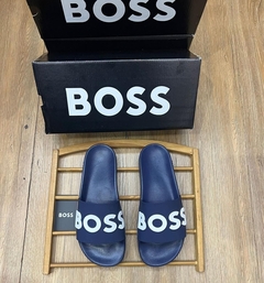 CHINELO HUGO BOOS PREMIUM AZUL MARINHO