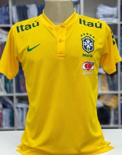 CAMISETA SELEÇÃO BRASILEIRA POLO ITAU