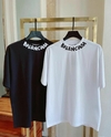 Camiseta Balenciaga estampa gola