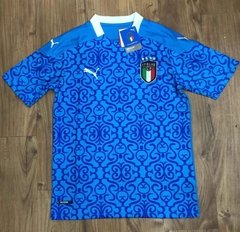 Camiseta de Treino Seleção Itália 2020 Azul Masculina