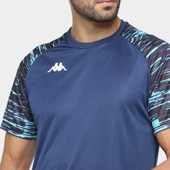 Camiseta Kappa Vicari Masculina - Marinho