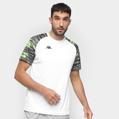 Camiseta Kappa Vicari Masculina - Branco