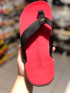 CHINELO KENNER VERMELHO/PRETO