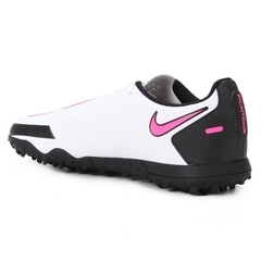 Chuteira Society Nike Phantom GT Club - Branco+Preto - comprar online