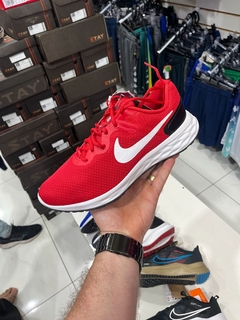 Tênis Nike Revolution 6 NN NK23 VERMELHO E BRANCO