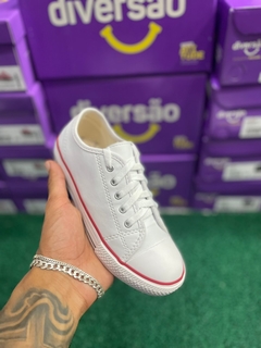 TÊNIS INFANTIL DIVERSÃO CANVAS LOW BRANCO