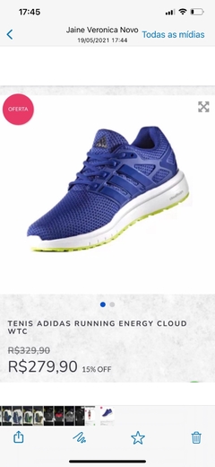 Tenis Adidas Running Energy Cloud Wtc - comprar online