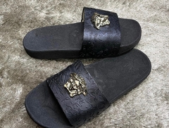 chinelo slide versace