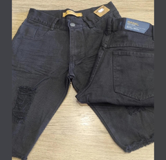 BERMUDA JEANS MANAL ALGODAO