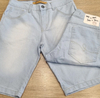 BERMUDA JEANS MANAL COM ELASTANO -