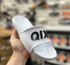 Chinelo Qix Slide Full Eva Nuvem BRANCO E PRETO