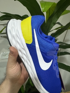 Tênis Nike Revolution 6 NN NK23 Azul-Branco-Amarelo na internet