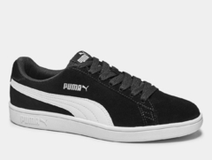 Tênis Puma Smash V2 - Preto+Branco