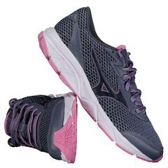 Tênis Mizuno Jet 3 Feminino Grafite e Rosa Style tenis - styletenis