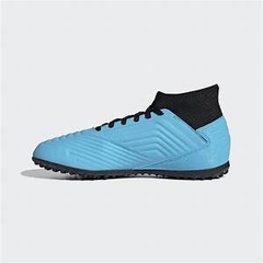 Chuteira Society Adidas Predator 19 3 TF - Azul e Preto - comprar online