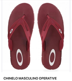 Chinelo Oakley Operative Masculino- Vermelho - comprar online