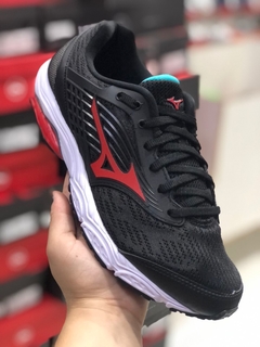 Tênis Mizuno Dynasty 3 - Preto/Vermelho na internet